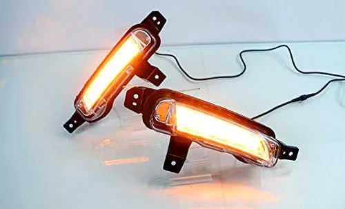 Vista 4 de HIGH FLYING Luz antiniebla delantera LED DRL luces diurnas para Suzuki Vitara Escudo 2015-2018