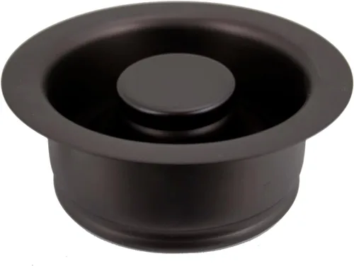 Vista 7 de Westbrass R2089-62 - Brida de drenaje y tapón de eliminación de residuos para fregadero de cocina de 4-1/4 pulgadas, 1 paquete, negro mate