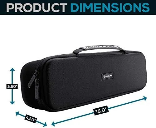 Vista 2 de caseling Funda rígida para secador de pelo Revlon One Step y Styler, bolsa de transporte con asa de transporte de fácil agarre y cremallera premium