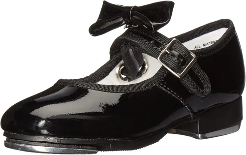 Vista 11 de Capezio 3800 Marie Jane Zapatos de tap para niñas pequeñas/ grandes Negro