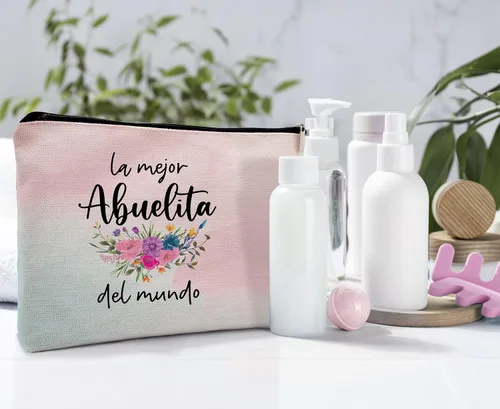 Vista 5 de Bolsa de maquillaje importante de la abuela de las cosas del maquillaje, bolso del viaje del maquillaje de la abuela de la abuela, Color-3Color-3)