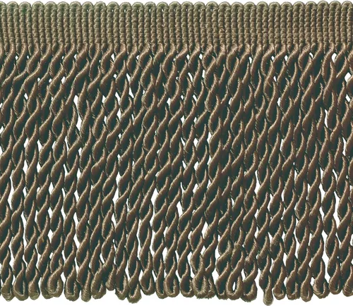 Vista 16 de DÉCOPRO 6" (15cm) Colección Básica Sólida de Ribete Tradicional de Flecos de Lingotes Satinados (Estilo# BFS6) Gris Plateado #049 (Plata Gris)
