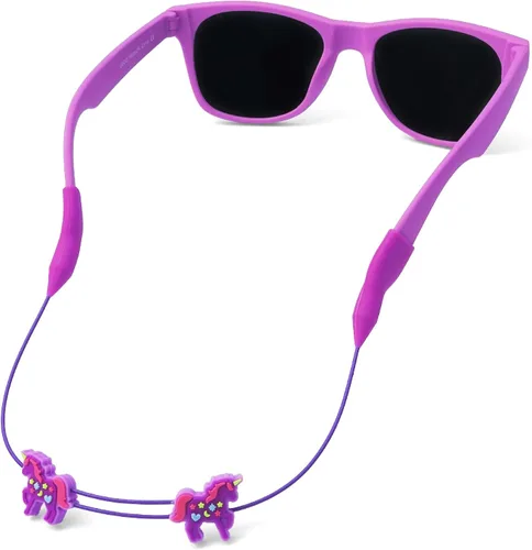 Vista 20 de Pilotfish Correa para lentes de sol para niños, soporte ajustable para lentes de sol sin cola para niños y niñas