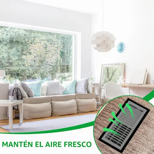 Vista 5 de Paquete de 6 cubiertas magnéticas de ventilación de malla de 16 x 12