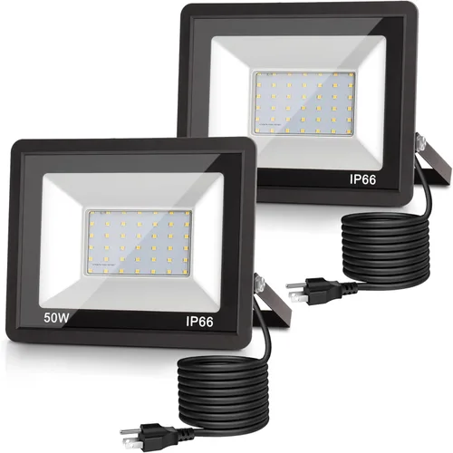 Vista 17 de L LOHAS LED Luz de Inundación LED RGB para Exteriores, 25W Luces de Fiesta DIY que Cambian de Color con Control Remoto, Luz de Patio