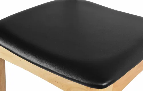 Vista 9 de 2xhome sillón de brazos estilo Eames, Madera Noble Natural