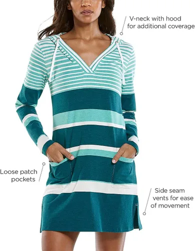 Vista 3 de Coolibar Catalina - Vestido de playa para mujer UPF 50+ - Protección solar