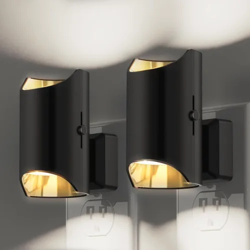 Vista 11 de L LOHAS LED Las luces nocturnas se enchufan en la pared, luz nocturna regulable 0-100LM Dusk to Dawn Sensor, Soft White 3000K, Plug in Nightlights