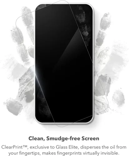 Vista 5 de ZAGG InvisibleShield Glass Elite VisionGuard+ - Protector de pantalla para Apple iPhone 14 Pro, máxima resistencia a golpes, golpes y arañazos