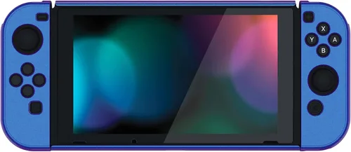 Vista 4 de PlayVital Funda de agarre brillante mejorada para Nintendo Switch, funda protectora ergonómica para Nintendo Switch, carcasa rígida separable