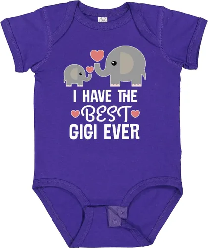 Vista 18 de inktastic Best Gigi Grandma Ever Grandchild Baby Bodysuit 0040 Negro