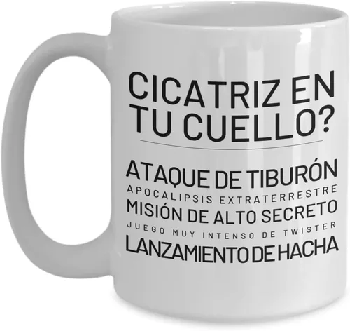 Vista 3 de Regalo de cáncer de tiroides en español Regalos para Sobrevivientes de Cáncer de Tiroides Taza de Café para Enfermedades de la Garganta Taza de Té