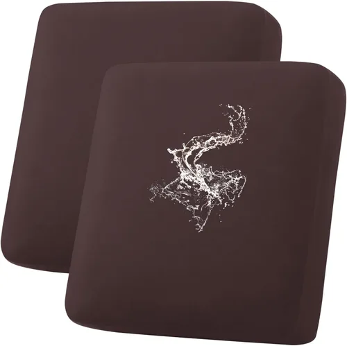 Vista 59 de hyha Fundas de cojín impermeables para sofá, funda elástica para asiento de sofá para perro, lavable, antideslizante, impermeable, fundas de cojín