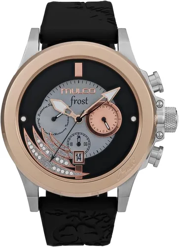 Vista 11 de MULCO Luxury Waterproof Watch for Women - Rose Gold Stainless Steel Analog Frost (Beige)