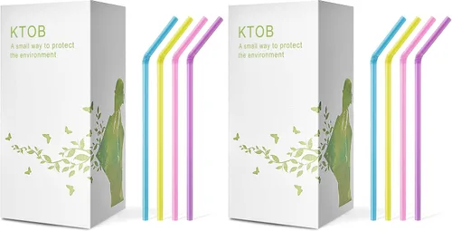 Vista 8 de KTOB Pajitas flexibles biodegradables