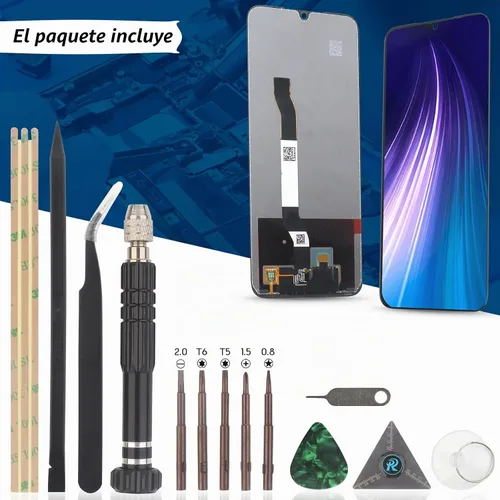 Vista 7 de Pantalla para Xiaomi Redmi Note 8 Reemplazo de pantalla táctil digitalizador Asamblea para Xiaomi Redmi Note 8 Parte de pantalla con herramientas