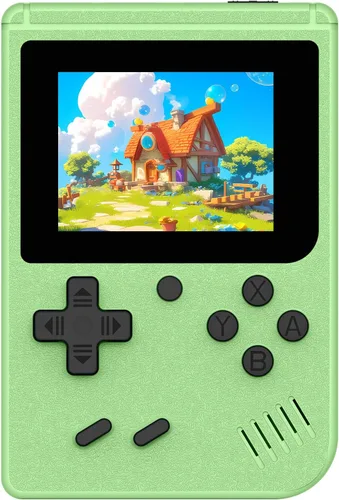 Vista 9 de Consola de juegos de mano retro incorporada 400 videojuegos, emulador portátil de mano con pantalla de 3.0 pulgadas, mini consle de juegos retro