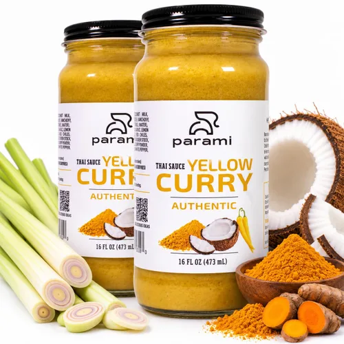 Vista 19 de Parami Salsa de curry tailandés tamaño 16 onzas (sin gluten, sin lácteos, sin nueces) (paquete de 1, verde)