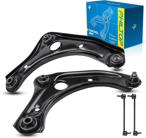 Vista 76 de PHILTOP 6 piezas de brazo de control delantero inferior con barra estabilizadora de rótula para Nissan Rogue 2014-2020 Rogue Sport 2017-2022 Qashqai