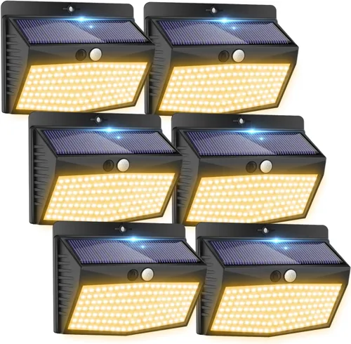 Vista 11 de Peasur 1 paquete de luces solares con sensor de movimiento para exteriores