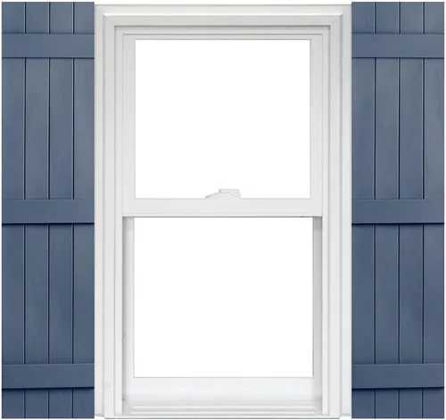 Vista 15 de Polaris Homeside 4 Board and Batten Joined Vinyl Shutters - 1 par de persianas de vinilo de 14-1/2 pulgadas x 31 pulgadas - 022 Chocolate
