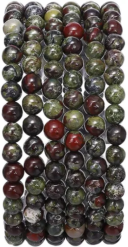 Vista 78 de BEADIA Cuentas redondas de jade africano natural de piedra suelta semipreciosas para hacer joyas 4MM 38cm/hebra