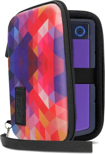 Vista 11 de USA GEAR Funda para disco duro – Funda para disco duro externo compatible con Western Digital Elements, disco duro portátil Seagate, Toshiba Canvio