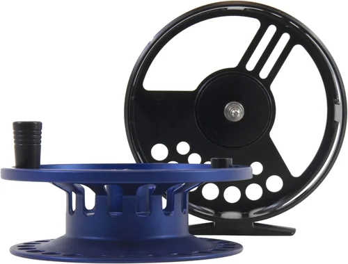 Vista 4 de Cheeky Carrete de pesca con mosca, 4.25 pulgadas, negro/cobalto, C-SIG-425-RBC