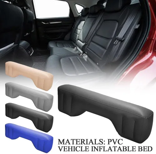 Vista 5 de Relleno de espacio para asiento trasero, accesorios inflables para colchón de automóvil, relleno inflable para espacios de asiento trasero del Azul