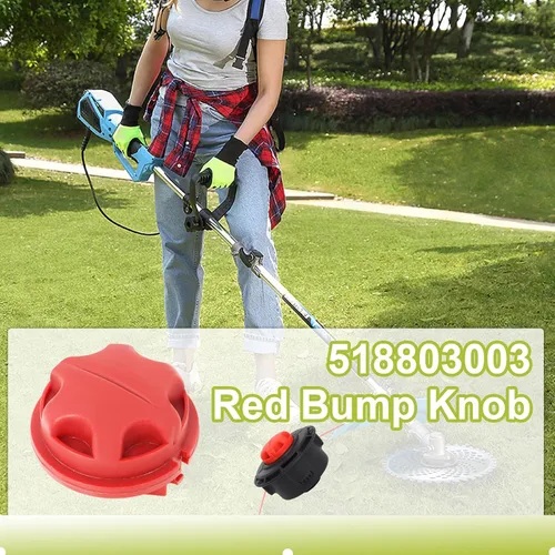 Vista 2 de Pomo rojo 518803003 de repuesto compatible con recortadora de malezas Toro 51954 51974