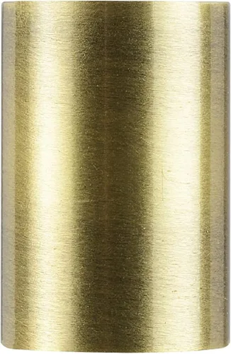 Vista 2 de Aspen Creative 24019-41, Cilindro para pantalla de lámpara, acero en acabado de latón antiguo, 1-1/4" altura