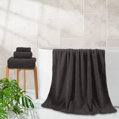 Vista 5 de Ferdilan Juego de 4 toallas de baño de gran tamaño de 35 x 70 pulgadas, toallas de baño extra grandes y suaves de 600 GSM, toallas de secado rápido