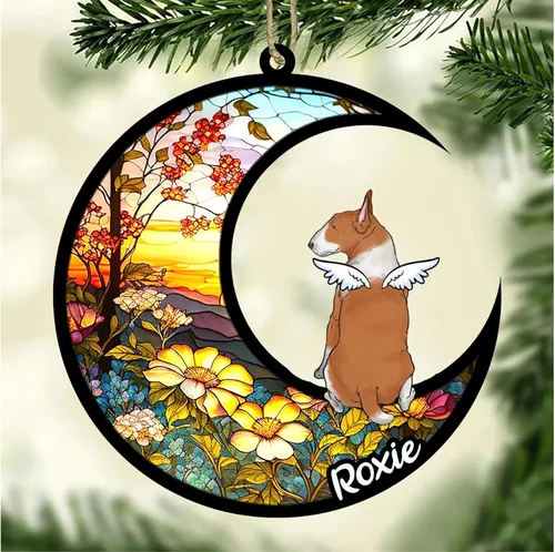 Vista 76 de LOVELYPOD Adorno de Navidad personalizado para perro Basset Hound (marrón) Basset Hound (marrón) adorno para atrapasoles de perro, razas de perros