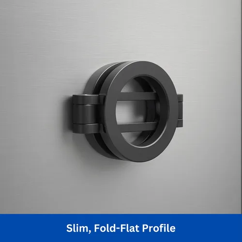 Vista 3 de Maxby Soporte de teléfono para refrigerador Fuerte soporte magnético con brazo ajustable y rotación de 360° Uso de cocina manos libres