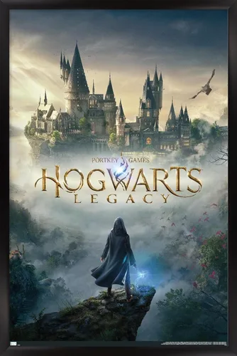 Vista 8 de Trends International Harry Potter: Hogwarts Legacy - Póster de pared de arte clave, 22.4 pulgadas de largo x 14.7 pulgadas, versión enmarcada