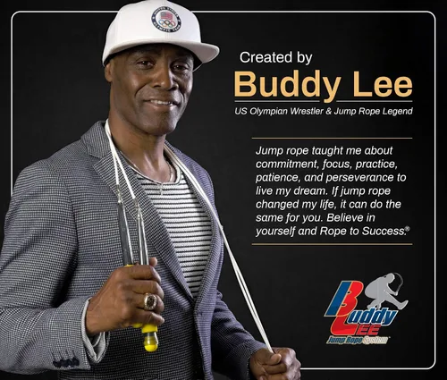 Vista 7 de Buddy Lee Jump Ropes Empuñaduras de mango Aero Speed