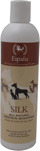 Vista 2 de Espana Silk ESP0020DC Champú de proteína de seda especialmente formulado para perros y gatos, 33.82 onzas