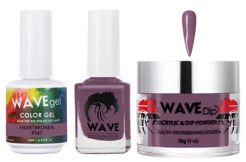 Vista 36 de WAVEGEL - Juego de gel de remojo, laca de uñas y polvo acrílico a juego - Colección Simplicity - #P109 Blizzard