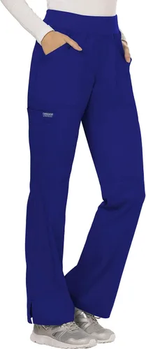 Vista 4 de Workwear Revolution WW110 - Pantalones de uniforme médico tipo cargo para mujer, elásticos, suaves
