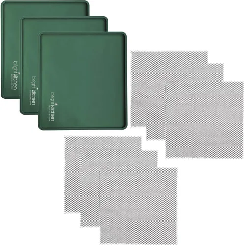 Vista 3 de Bright Kitchen 6 hojas deshidratadoras de pantalla de malla compatibles con Ivation compatibles con Gourmia compatibles con alfombrillas
