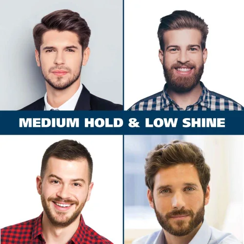 Vista 5 de Wahl Pomada para el cabello para peinar con semillas esenciales de manuka/espuma de pradera/clavo y aceite de moringa para control de brillo