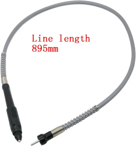 Vista 6 de Accesorio adaptador de eje flexible de 1/8 pies (0.125 in), portabrocas de cable de extensión de taladro flexible y herramienta de amoladora