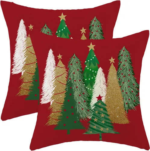 Vista 51 de Juego de 2 fundas de almohada de Halloween de 16 x 16 pulgadas, fundas de almohada de murciélagos negros y crema, fundas de cojín decorativas