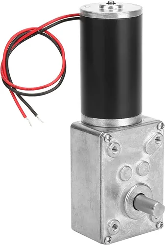 Vista 10 de DC alta velocidad de torsión reduce motor eléctrico reversible motor de engranaje 0.315 in eje (12V 10RPM)