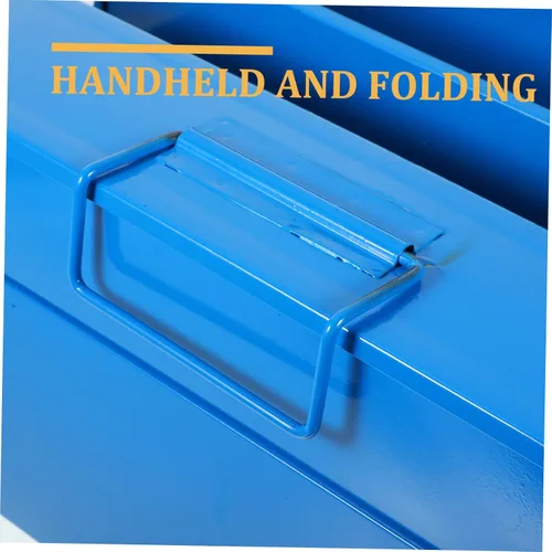Vista 4 de Angoily Cesta de maleta de caja organizador útil Multi- Almacenamiento Multi- multifuncional doble capa de baño Hardwares plegable Herramientas