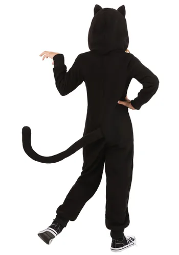 Vista 2 de Mameluco de Gato Negro para Niños Multicolor