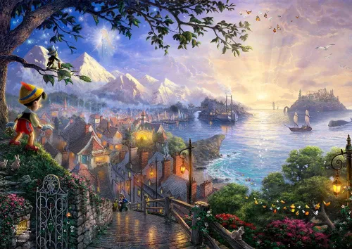 Vista 41 de MIGHTYPRINT Disney – La Bella Durmiente – Princesa Aurora y el Príncipe Felipe – Arte de pared duradero de 24 x 17 pulgadas – No hecho de papel