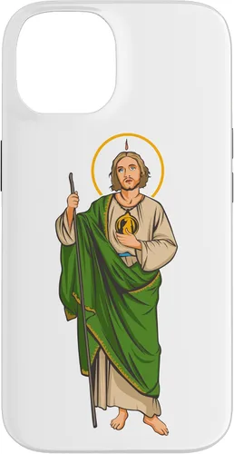 Vista 4 de Funda para iPhone 16 San Judas Tadeo. Santo De Las Causas Difícil
