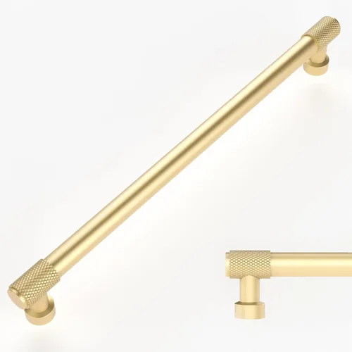 Vista 36 de Amerdeco - Paquete de 10 tiradores de gabinete de oro cepillado estriado de 3 pulgadas (76mm) con agujero central, tiradores para cajones, herrajes