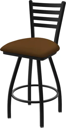 Vista 8 de XL 410 Jackie - Taburete giratorio de 25 pulgadas con acabado antiarrugas negro y asiento de vinilo negro